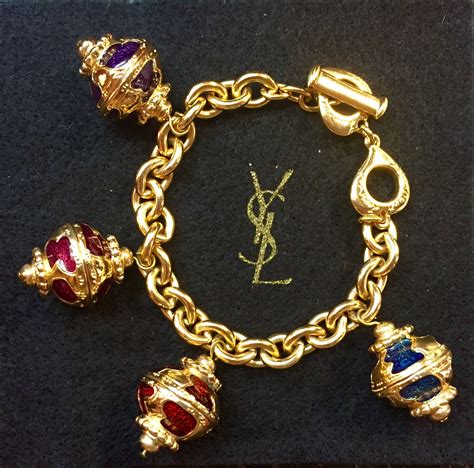 Yves Saint Laurent Charm Bracelets 